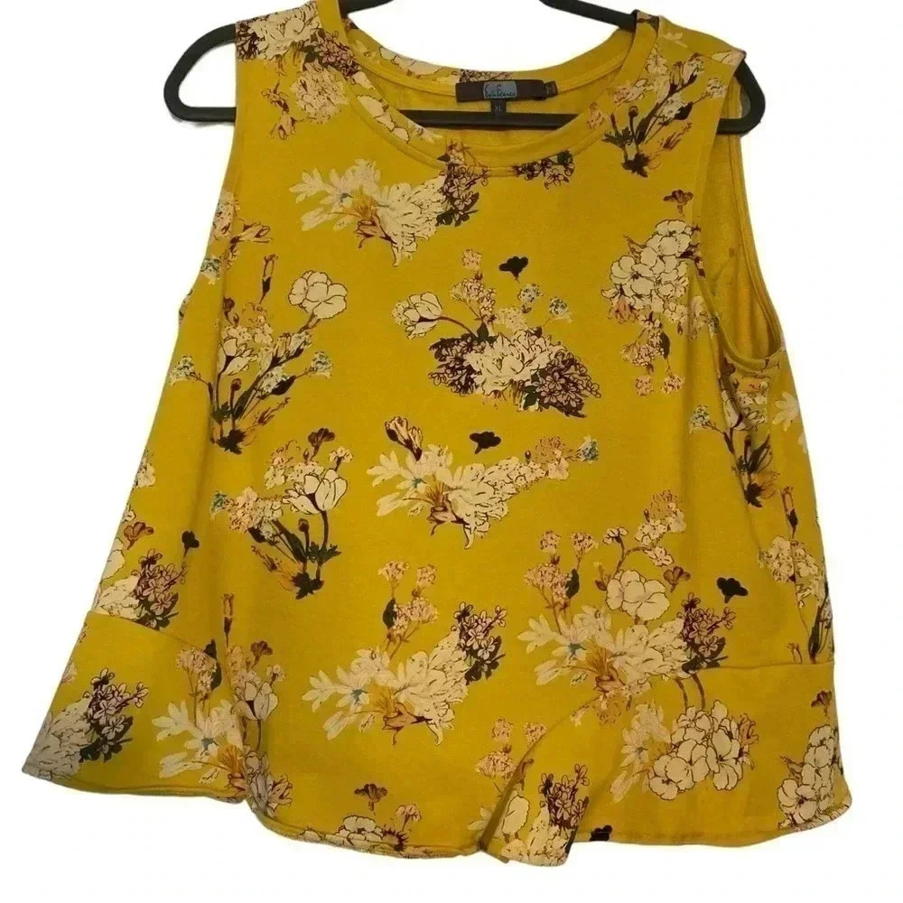 Anthropologie Eva Franco floral top  💛💛
